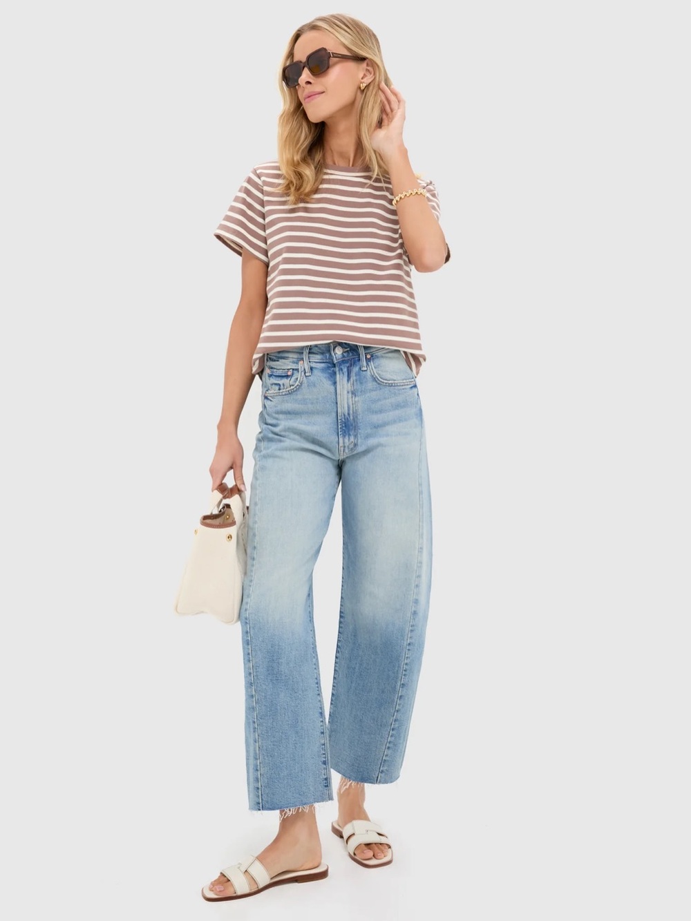 MOTHER I Confess The Half-Pipe Ankle Fray Barrel Sz 27